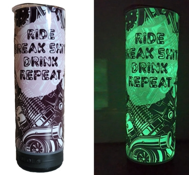 Break Shit Speaker Tumbler