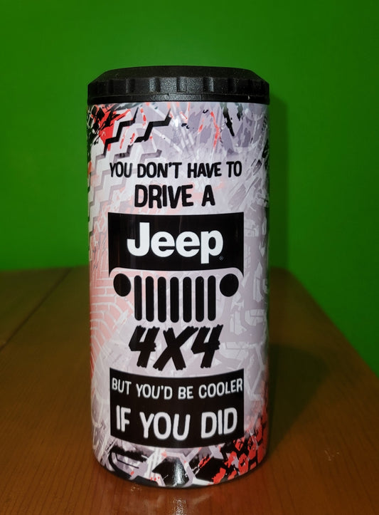 Jeep 4-in-1 Can Cooler